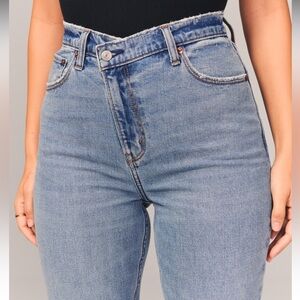 Abercrombie & Fitch Medium Blue High Rise Jeans